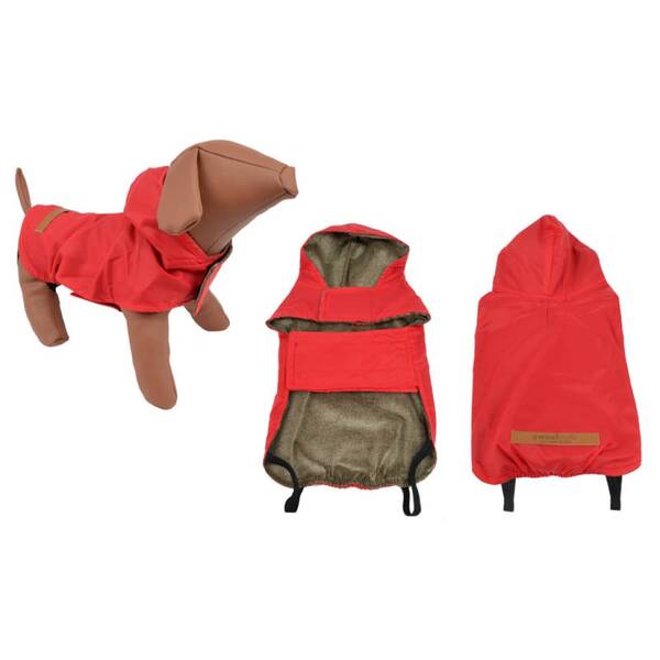WOOFMODA Μπουφάν Αδιάβροχο Κόκκινο XL 40cm WOOFMODA Μπουφάν Αδιάβροχο Κόκκινο XL 40cm