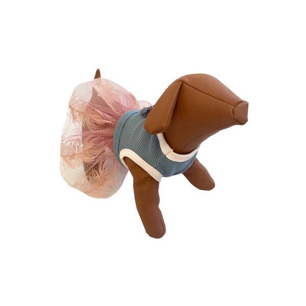 WOOFMODA Φόρεμα Μπλε Ραφ S 26cm