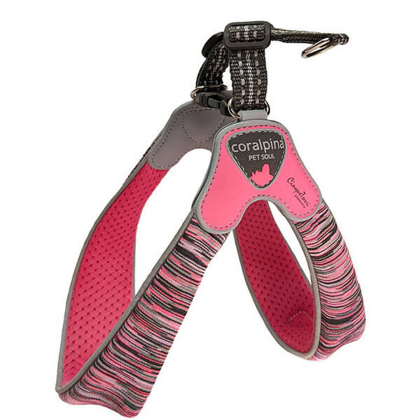 PET CAMELOT Dog Harness Powermix Pink Melange sz4