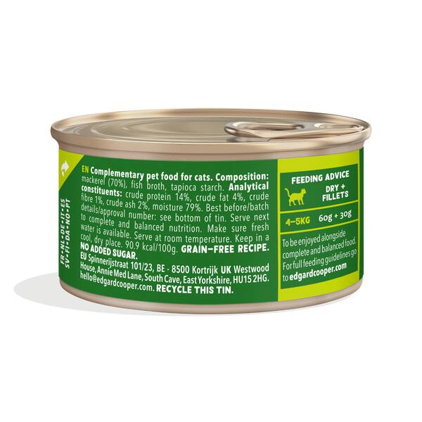 EDGARD COOPER Mackerel Cat Fillets 70gr
