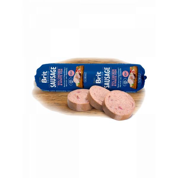 BRIT Sausage Chicken&White Fish 800g