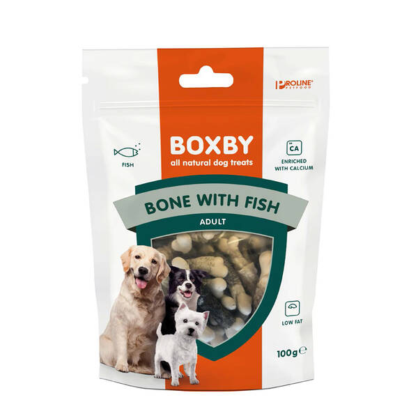 BOXBY Adult Bone Fish 100gr BOXBY Adult Bone Fish 100gr