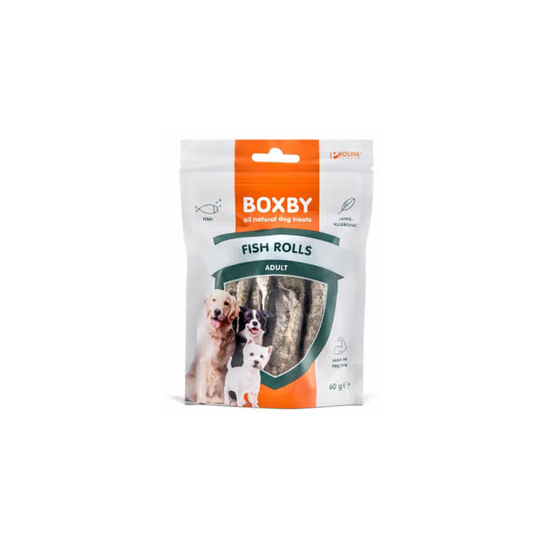 BOXBY Fish Rolls 60gr BOXBY Fish Rolls 60gr