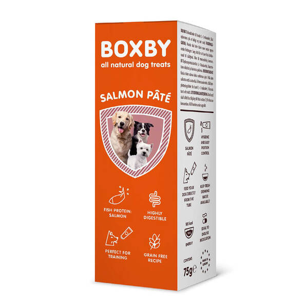 BOXBY Tube Salmon Pate Salmon 75gr BOXBY Tube Salmon Pate Salmon 75gr