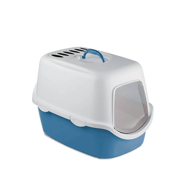 STEFANPLAST Μπλέ Cathy Filter Τουαλέτα Γάτας 56x40x40cm