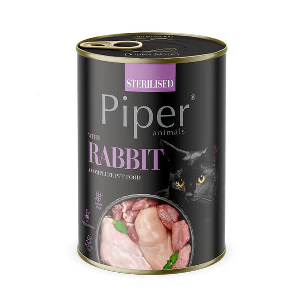 PIPER Cat Adult Sterilised Rabbit 400gr