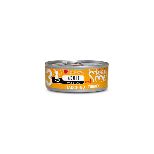 DISUGUAL Mini Me Cat - ADULT 3 Pate Turkey 85gr