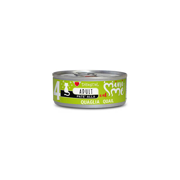 DISUGUAL Mini Me Cat - ADULT 4 Pate Quail 85gr DISUGUAL Mini Me Cat - ADULT 4 Pate Quail 85gr