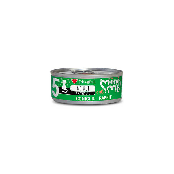 DISUGUAL Mini Me Cat - ADULT 5 Pate Rabbit 85gr DISUGUAL Mini Me Cat - ADULT 5 Pate Rabbit 85gr