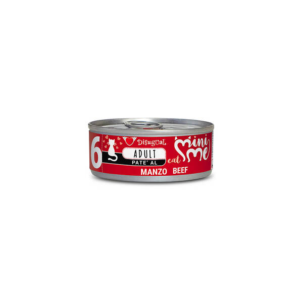 DISUGUAL Mini Me Cat - ADULT 6 Pate Beef 85gr