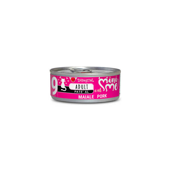 DISUGUAL Mini Me Cat - ADULT 9 Pate Pork 85gr DISUGUAL Mini Me Cat - ADULT 9 Pate Pork 85gr