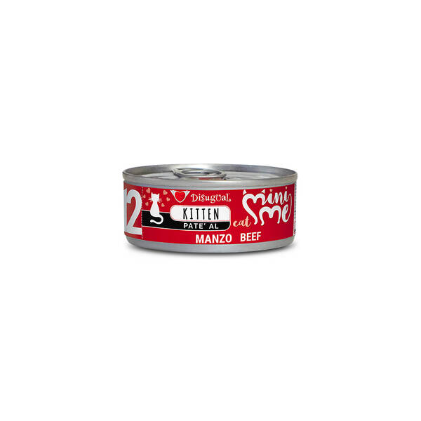 DISUGUAL Mini Me Cat - KITTEN 12 Pate Beef 85gr DISUGUAL Mini Me Cat - KITTEN 12 Pate Beef 85gr