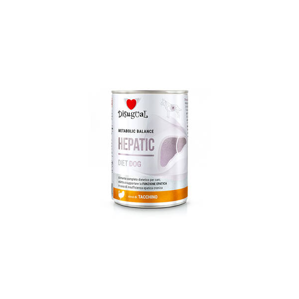 DISUGUAL Diet Dog-Hepatic Turkey 400gr