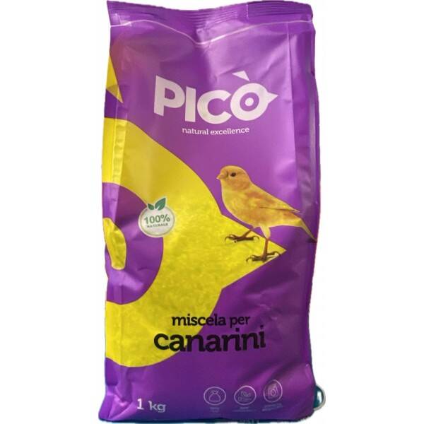 PICO Extra Premium Canarini - Μείγμα για καναρίνια χρώματος & ποζιτούρας 1kg