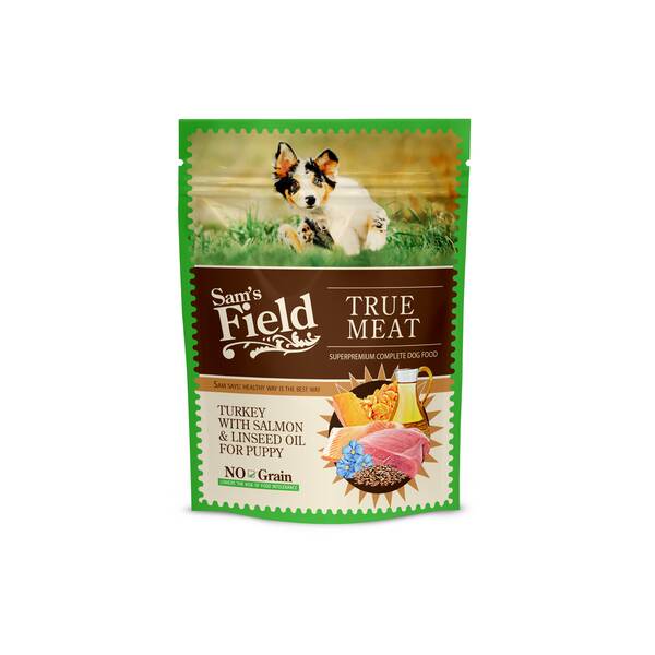 SAM'S FIELD Dog Wet Pouch Puppy Turkey 260gr SAM'S FIELD Dog Wet Pouch Puppy Turkey 260gr