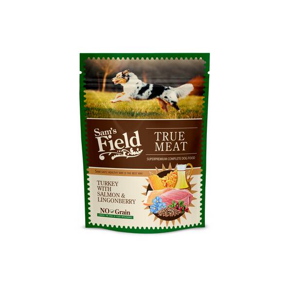 SAM'S FIELD Dog Wet Pouch Adult Turkey 260gr SAM'S FIELD Dog Wet Pouch Adult Turkey 260gr