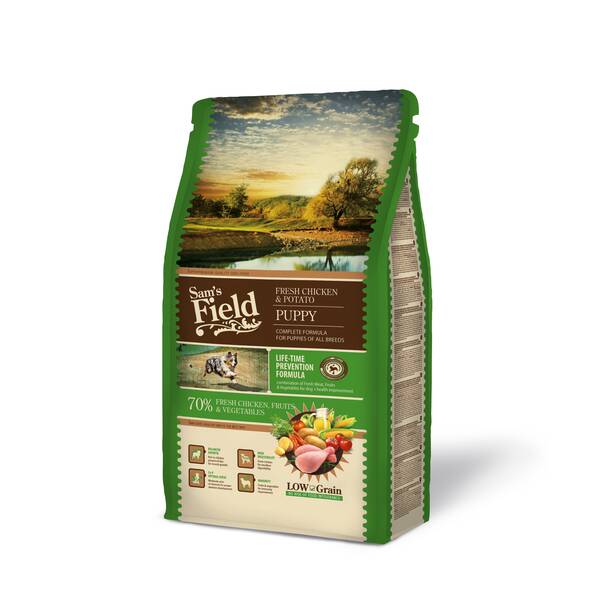 SAM'S FIELD Dog Puppy Medium Chicken&Potato 2.5kg SAM'S FIELD Dog Puppy Medium Chicken&Potato 2.5kg