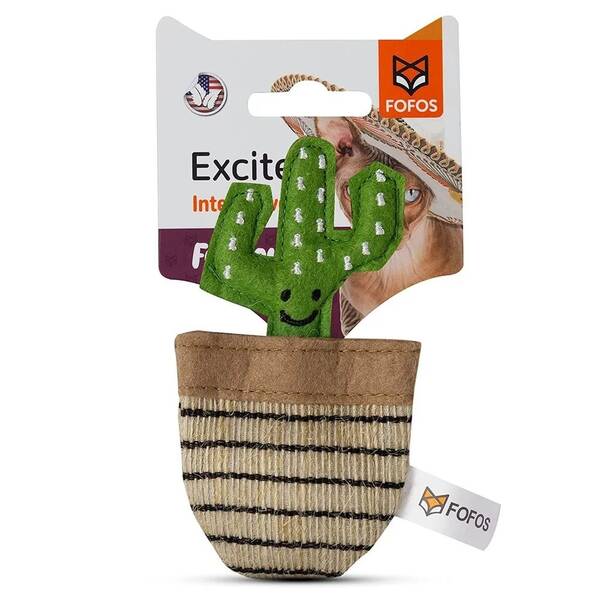 FOFOS Cat Toy Cactus Πράσινο