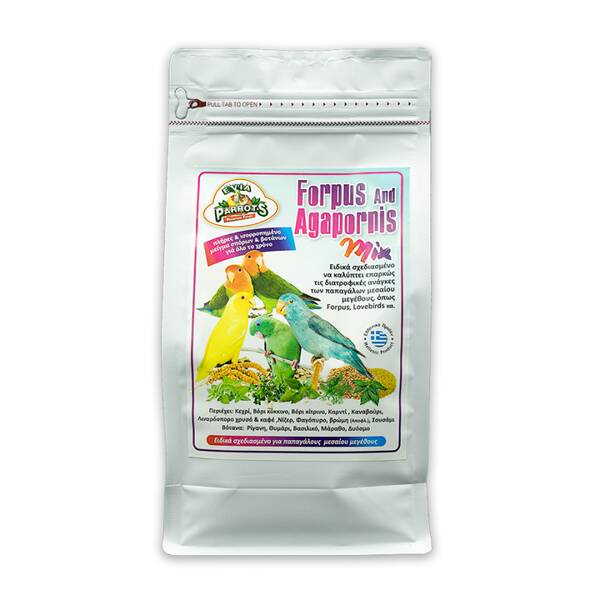 EVIA PARROTS Forpus And Agapornis Mix 800gr