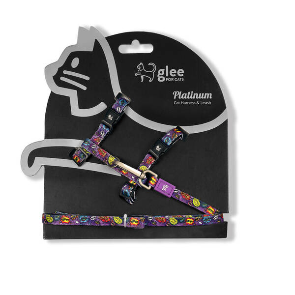 GLEE Purple Boom Σετ Γάτας Με Οδηγό & Σαμαράκι