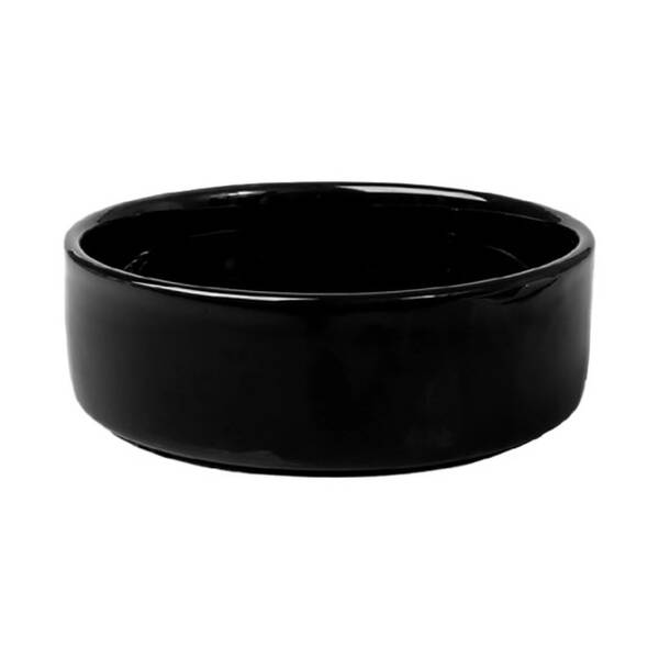 GLEE Μπολ Κεραμικό Μαύρο Shine L 18x7cm 1200ml