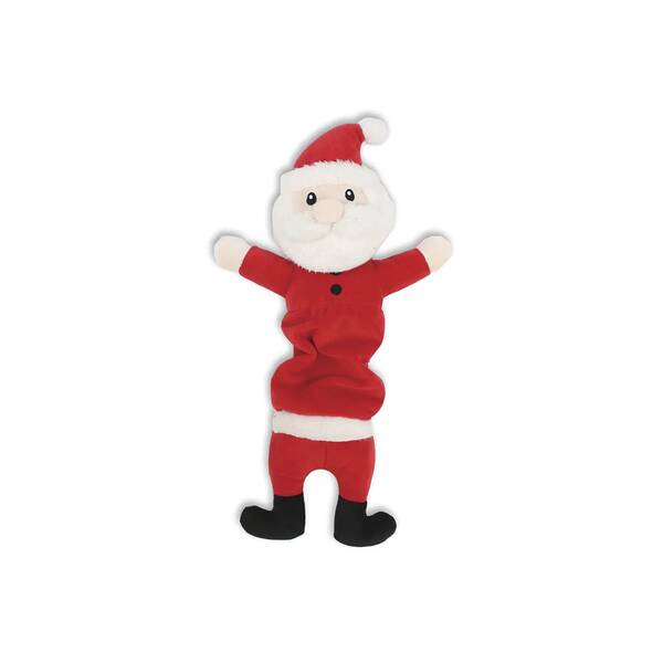 HAPPYPET Stretchy Santa Dog Pull Toy