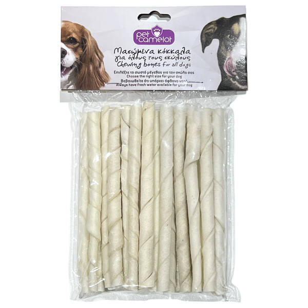 Pet Camelot Στριφτό White Stick 12.70cm-7gr-20pcs