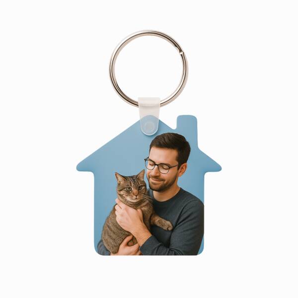 WOOF UP Μπρελόκ Ακρυλικό Σπίτι 5x5cm