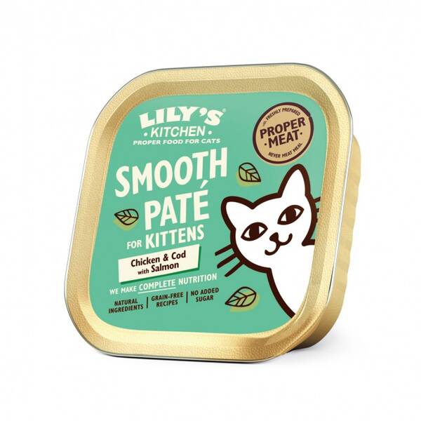 LILY'S KITCHEN Chicken&Cod Pate for Kittens 85gr LILY'S KITCHEN Chicken&Cod Pate for Kittens 85gr