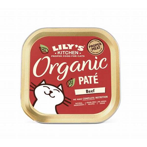 LILY'S KITCHEN Cat Organic Beef Dinner 85gr LILY'S KITCHEN Cat Organic Beef Dinner 85gr