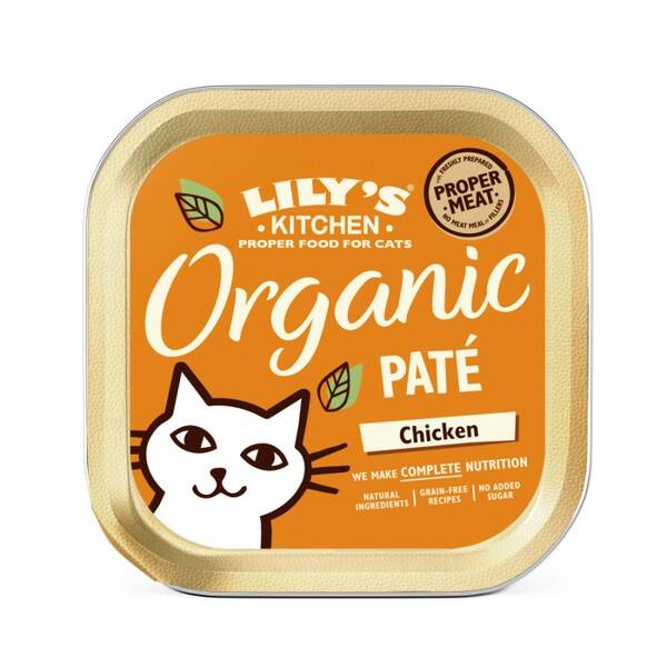 LILY'S KITCHEN Cat Organic Chicken Dinner 85gr LILY'S KITCHEN Cat Organic Chicken Dinner 85gr