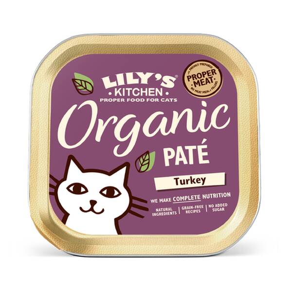 LILY'S KITCHEN Cat Organic Turkey Dinner 85gr LILY'S KITCHEN Cat Organic Turkey Dinner 85gr