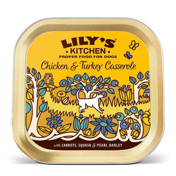 LILY'S KITCHEN Dog Chicken&Turkey Casserole 150gr LILY'S KITCHEN Dog Chicken&Turkey Casserole 150gr