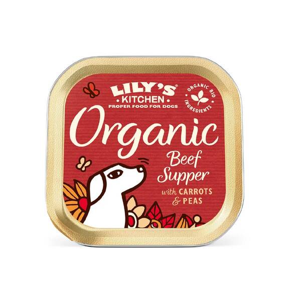 LILY'S KITCHEN Dog Organic Beef Supper 150gr LILY'S KITCHEN Dog Organic Beef Supper 150gr