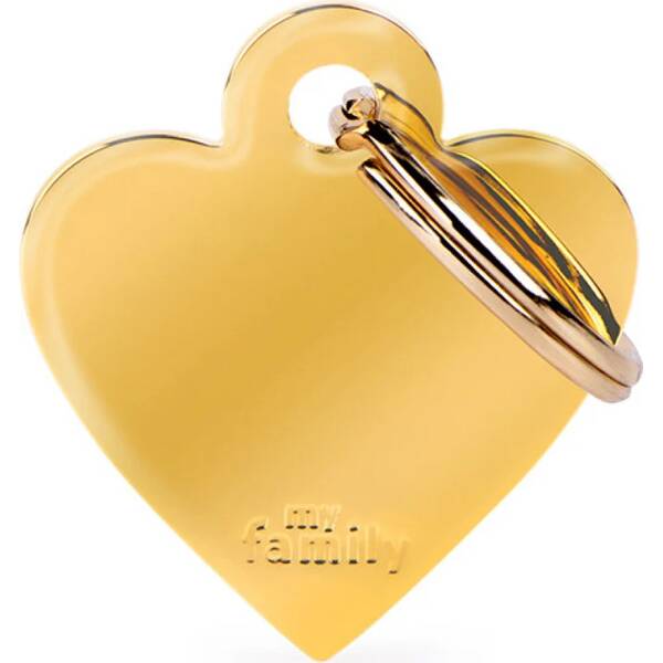 Ταυτότητα Basic Καρδιά Χρυσή Small Ταυτότητα Basic Καρδιά Χρυσή Small