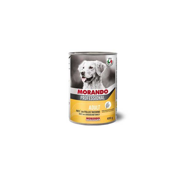 MORANDO Professional Dog Pate Chicken&Turkey 400gr MORANDO Professional Dog Pate Chicken&Turkey 400gr