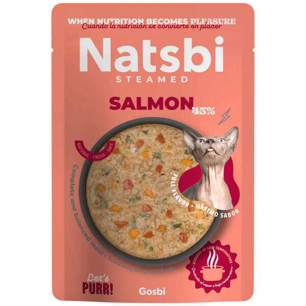 NATSBI Steamed Salmon Cat 80gr