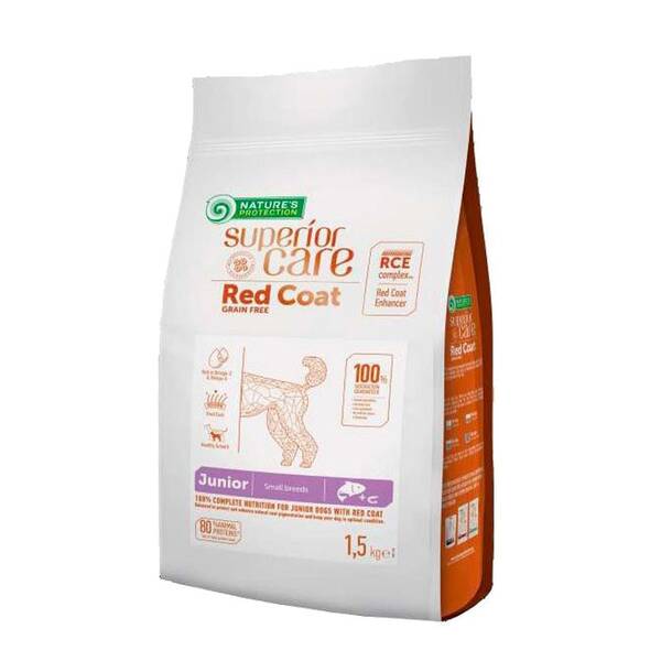 NATURE'S PROTECTION Red Coat Salmon GF Junior 1.5kg NATURE'S PROTECTION Red Coat Salmon GF Junior 1.5kg