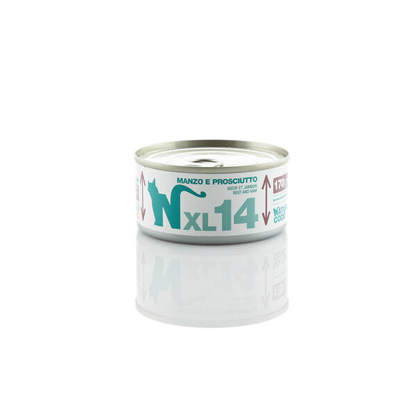 NATURAL CODE Adult Cat XL14 Beef&Prosciutto 170gr NATURAL CODE Adult Cat XL14 Beef&Prosciutto 170gr