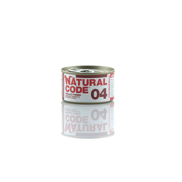 NATURAL CODE Adult Cat Chicken&Tuna 85gr