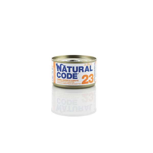 NATURAL CODE Adult Cat Tuna,Potato&Carrot 85gr