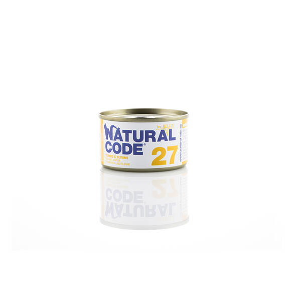 NATURAL CODE Adult Cat Tuna&Surimi 85gr