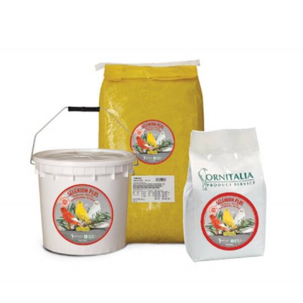 Ornitalia - Selenium Plus Bianco - Ουδέτερη ξηρή αυγοτροφή για λιποχρωμικά καναρίνια - 1kg