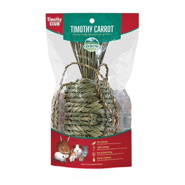 OXBOW Timothy Club Carrot One Size OXBOW Timothy Club Carrot One Size