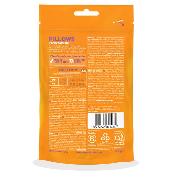 EDGARD COOPER Chicken Cat Pillows 60 gr