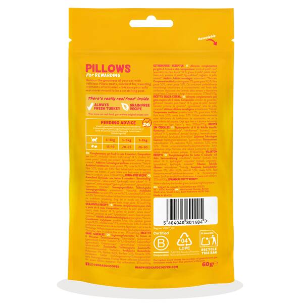 EDGARD COOPER Turkey Cat Pillows 60 gr