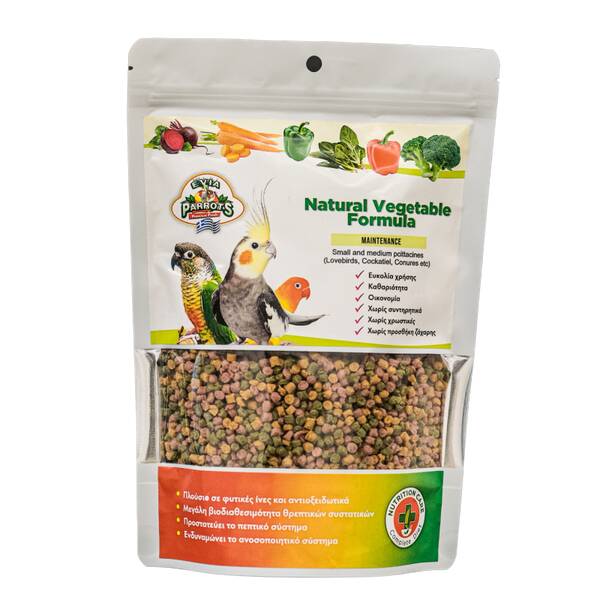 EVIA PARROTS Natural Vegetable Formula 500gr
