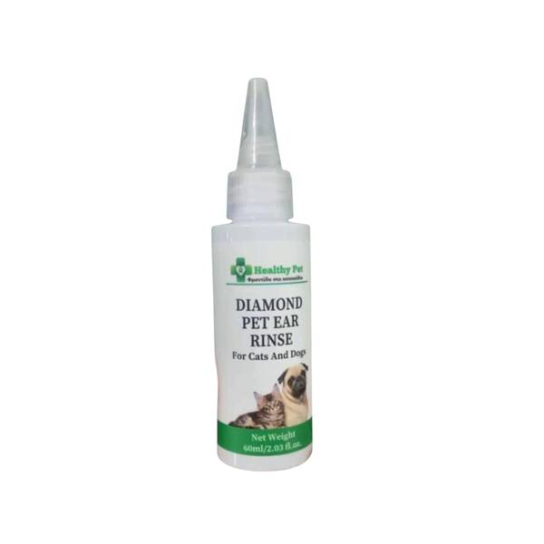 HEALTHY PET Diamond Pet Ear Rinse Καθαριστικό αυτιών για σκύλους και γάτες 60ml