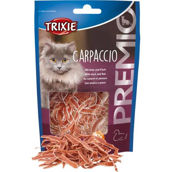 TRIXIE Λιχουδιά Premio Carpaccio Με Πάπια/Ψάρι 20gr