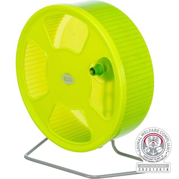 TRIXIE Τροχός Πλαστικός Πράσινος Για Τρωκτικά 28cm